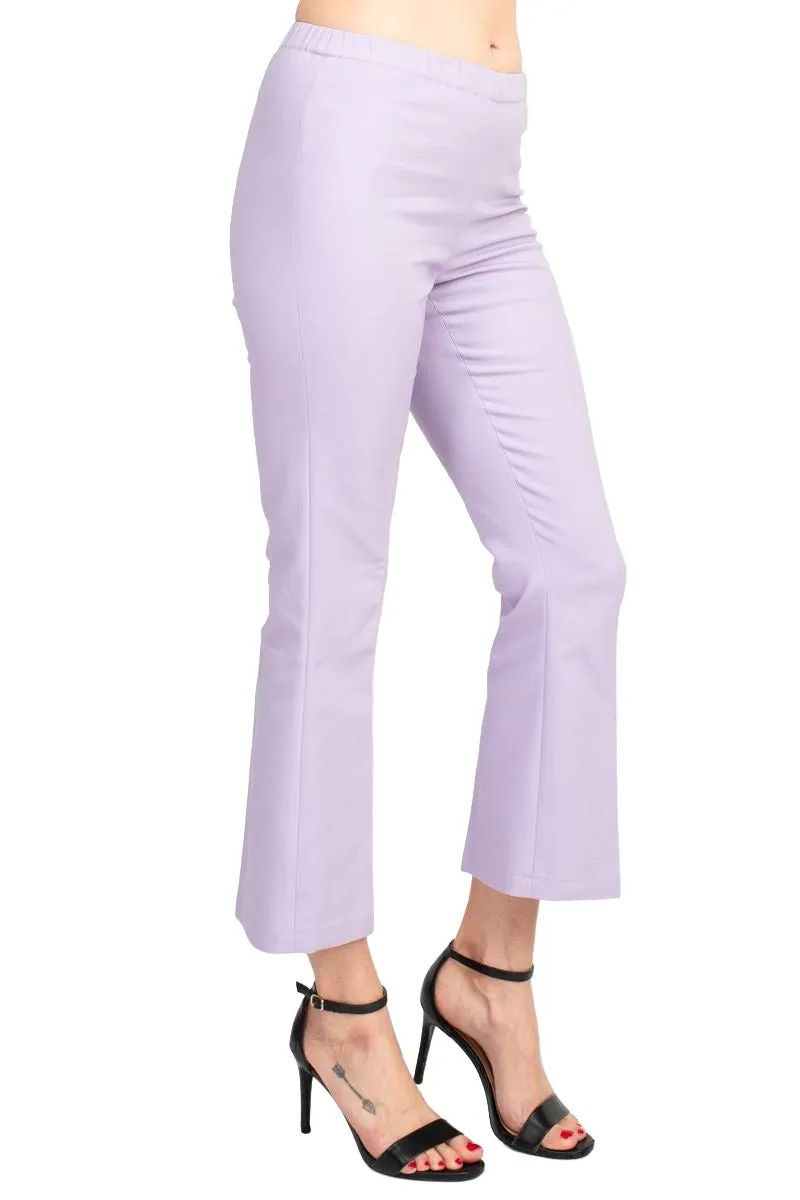 Peace of Cloth Regan Crop Flare Stretch Cotton Pant