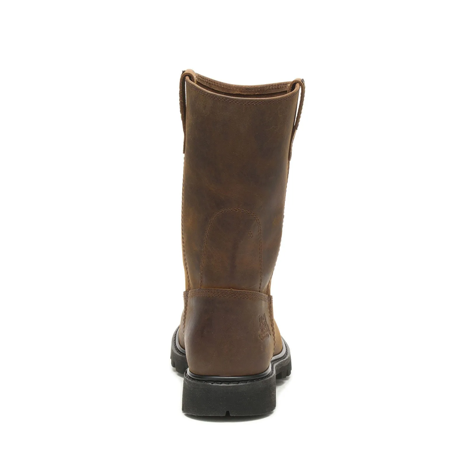 Revolver Soft-Toe Pull On Work Boot Dark Brown