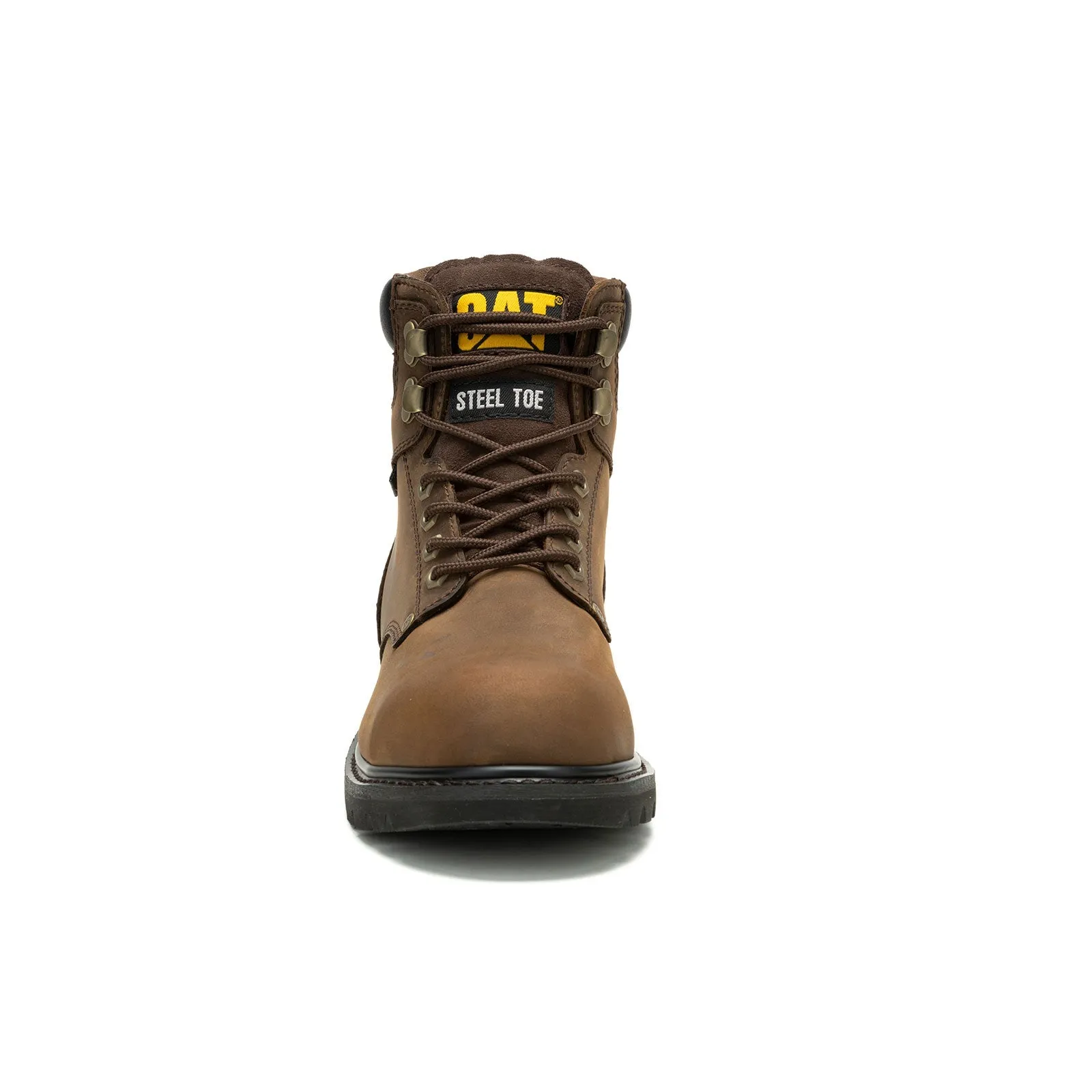 Second Shift Steel-Toe Waterproof Work Boot Dark Brown