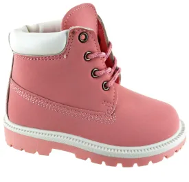 sole london BOYS GIRLS UNISEX NEW FLAT COMFY WALKING BOOTS CHILDRENS WINTER COMBAT SHOES SZ