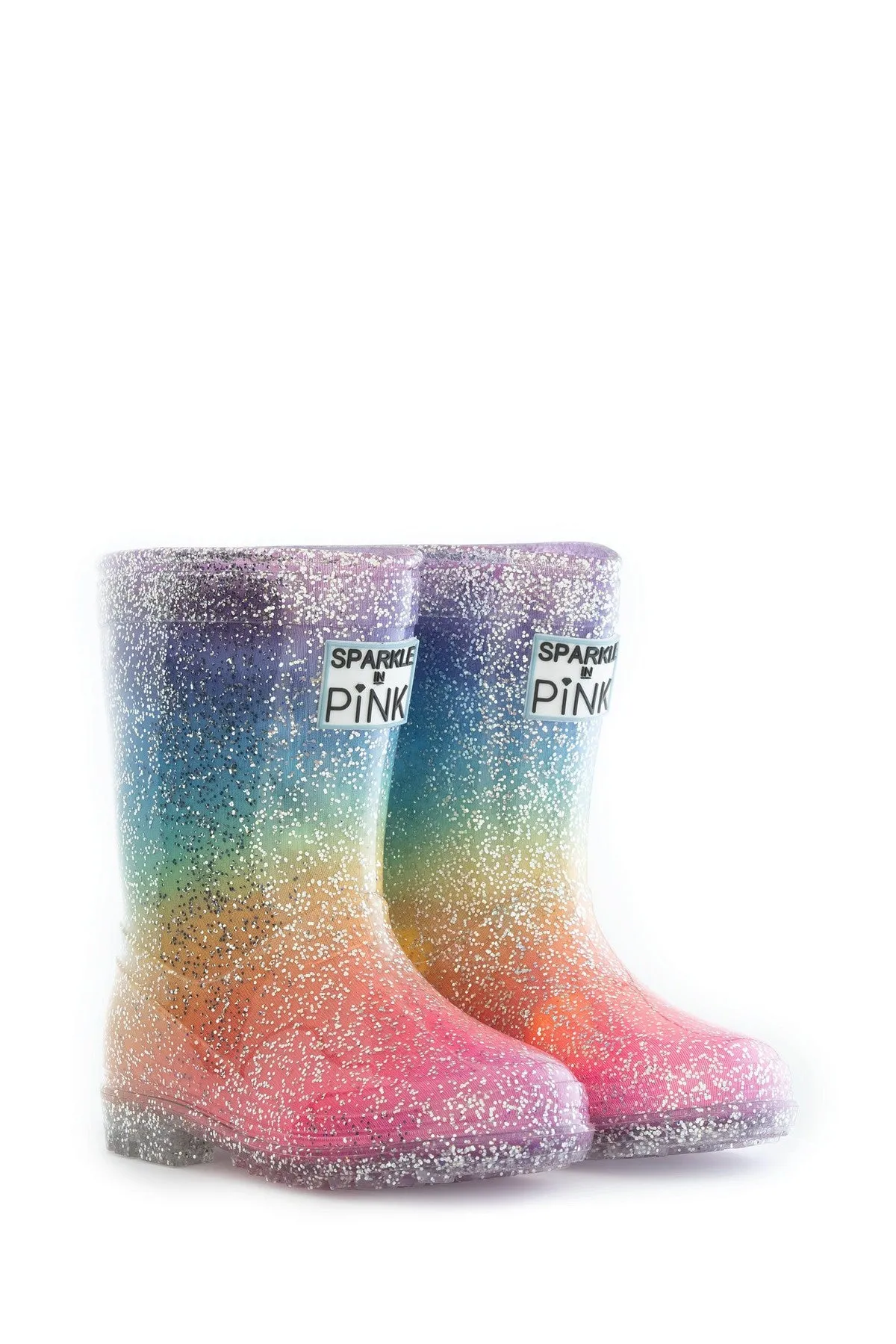 Sparkle In Pink Premium Glitter Boots