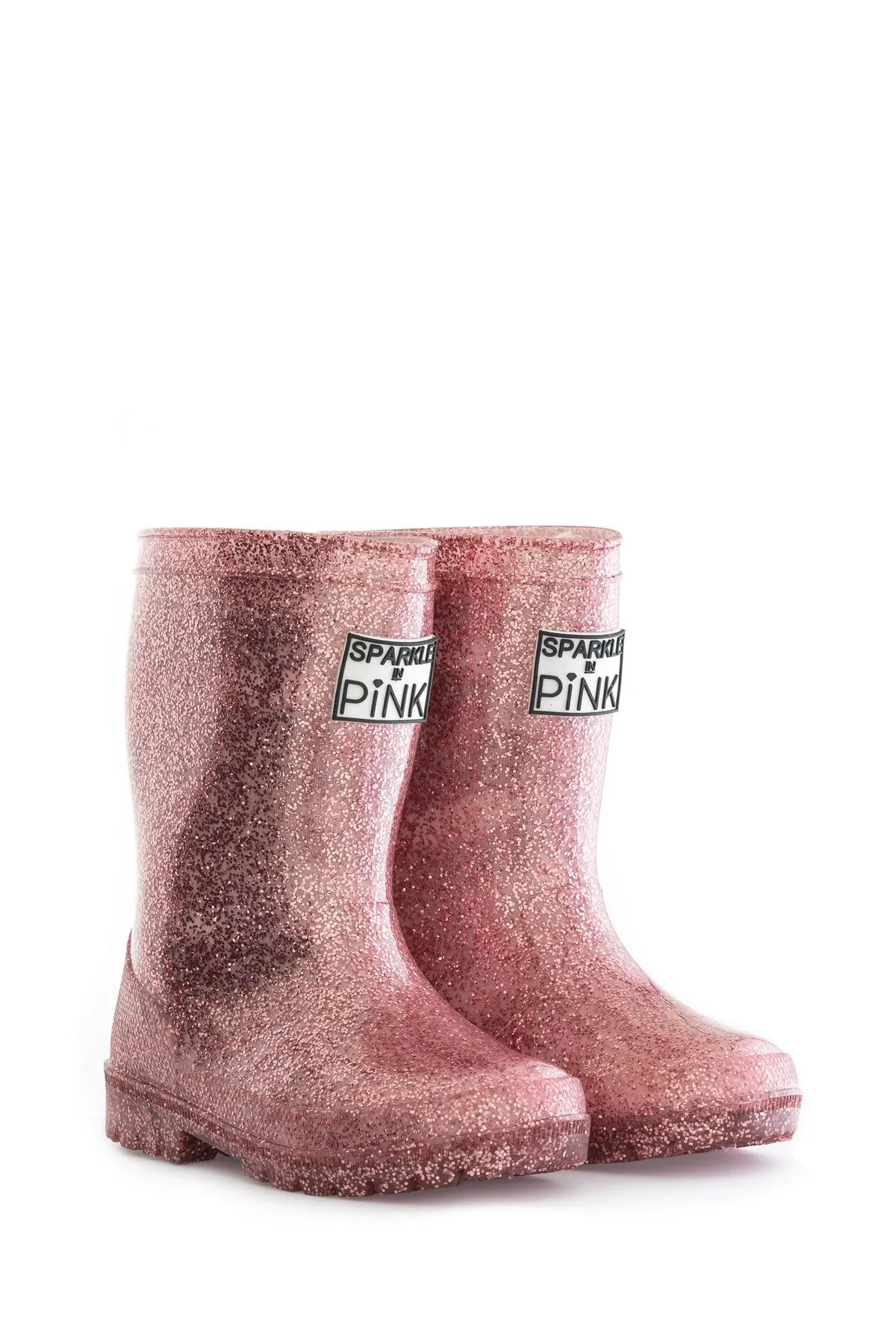 Sparkle In Pink Premium Glitter Boots