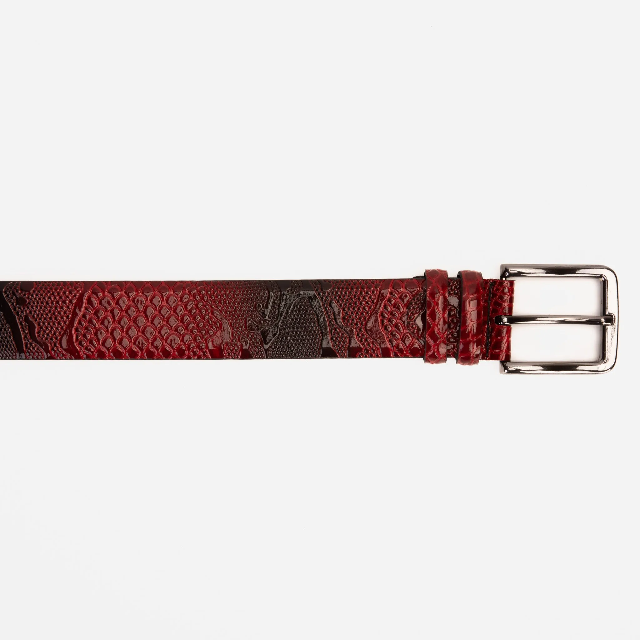 The Milano Red Leather Belt Limited Edition