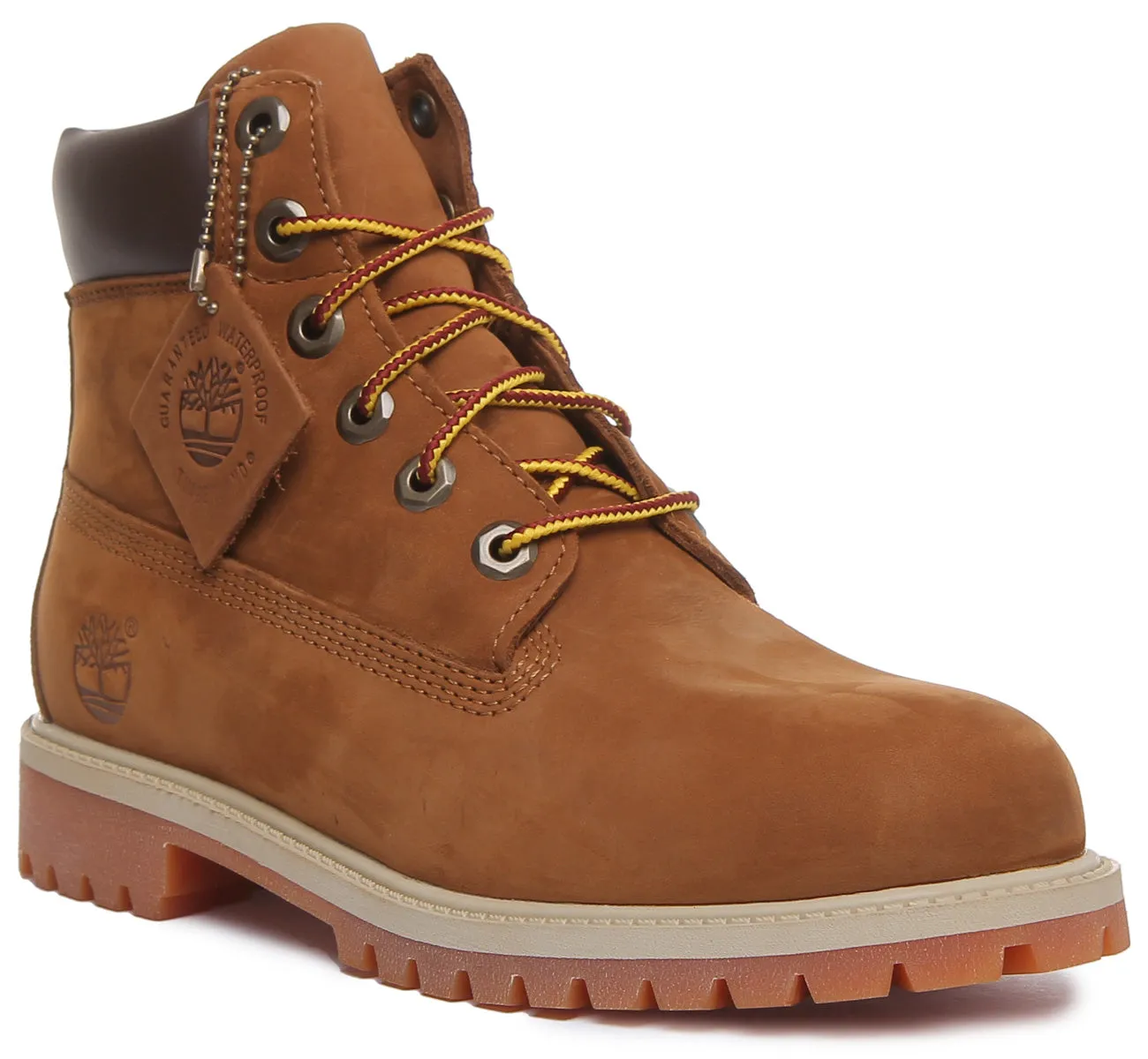 Timberland 6 Inch Ankle Boots In Rust For Youth