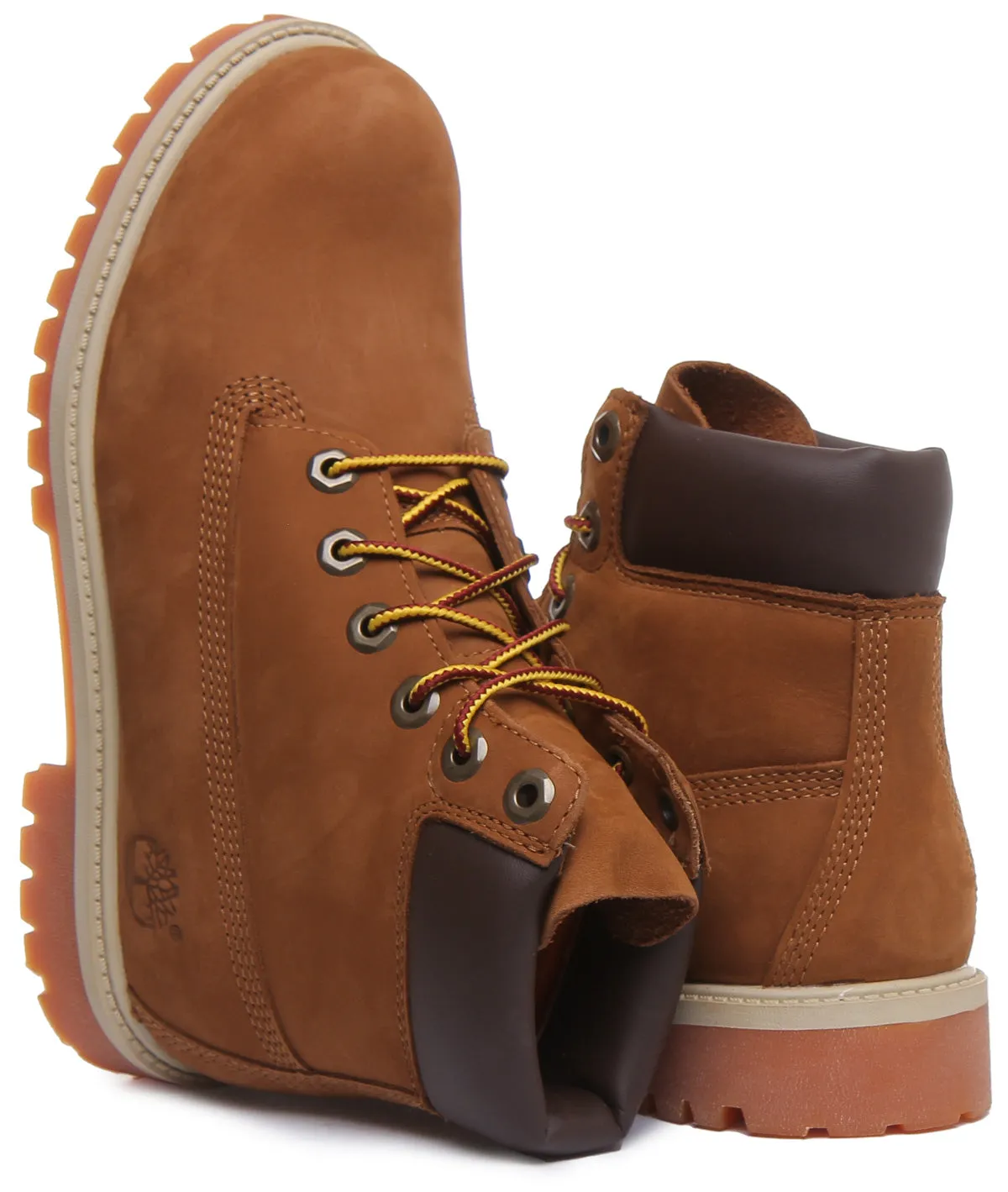 Timberland 6 Inch Ankle Boots In Rust For Youth