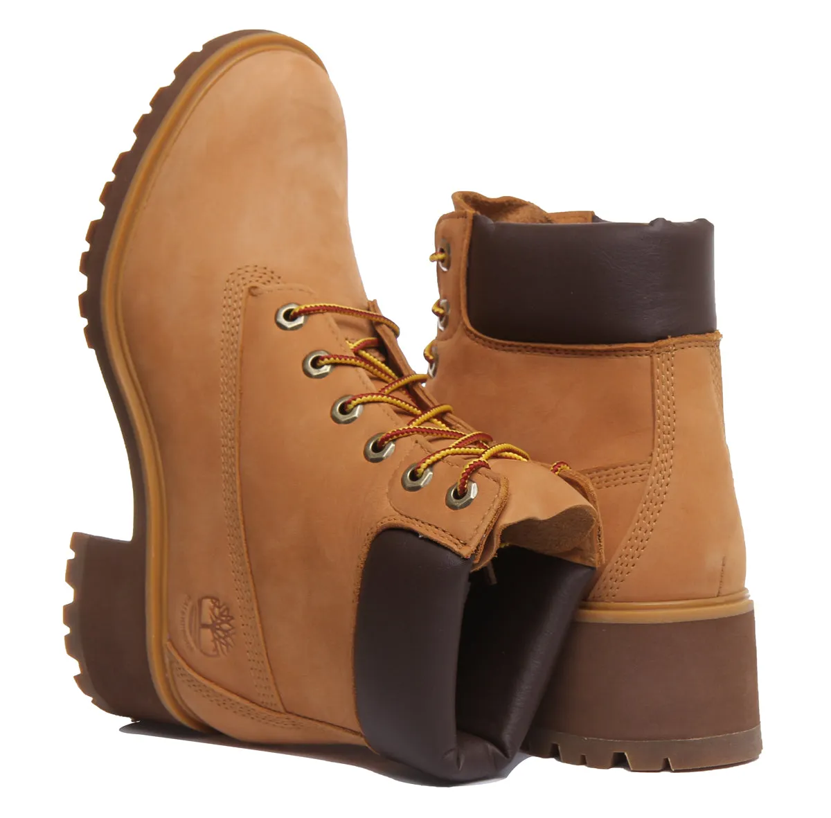 Timberland A25Bs Kinsley Heeled Boot In Wheat For Women