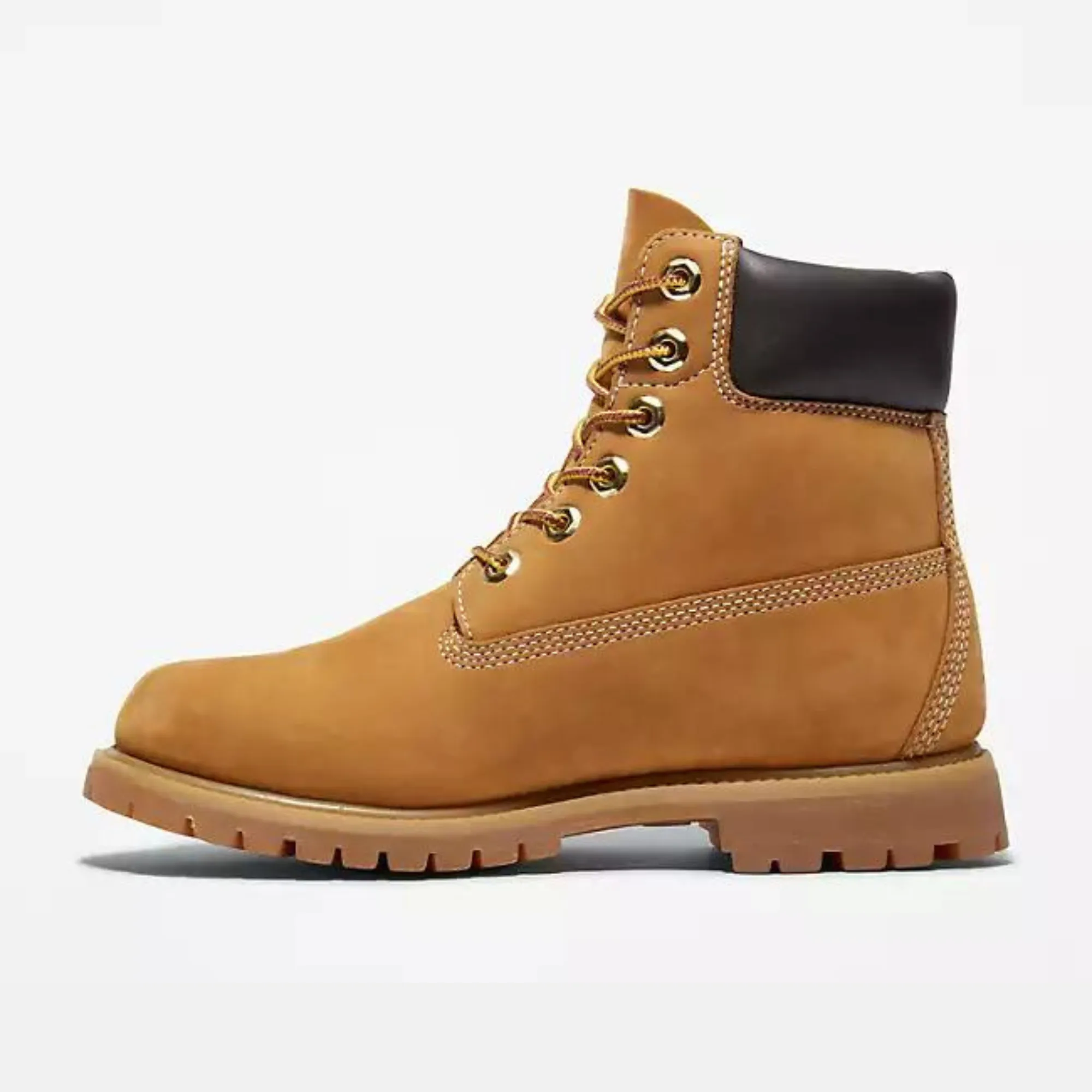 Timberland Women's 6-inch Premium Wheat Nubuck Waterproof Boots