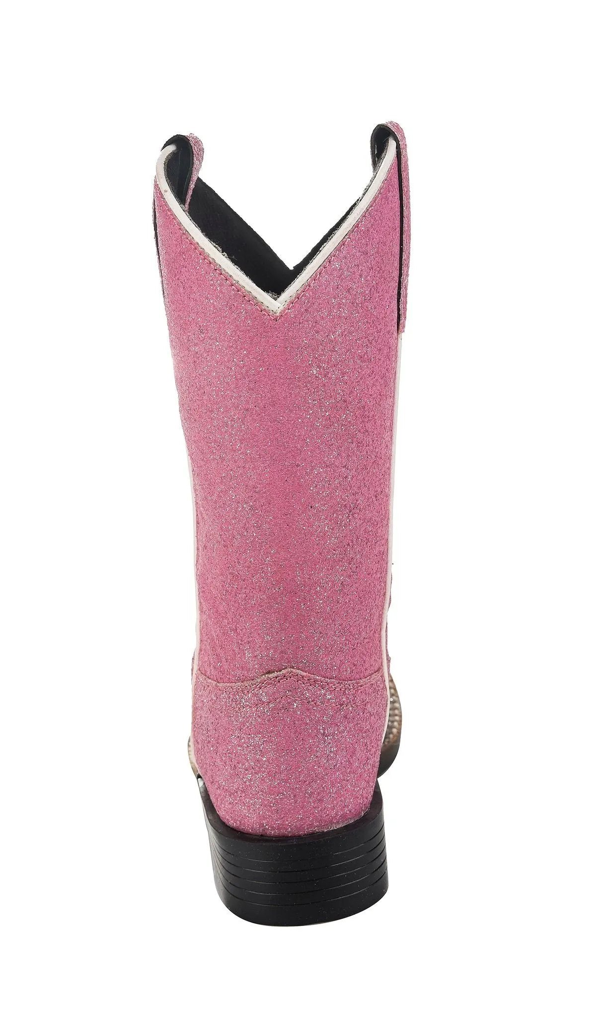 TuffRider Youth Pink Glitter Western Boot