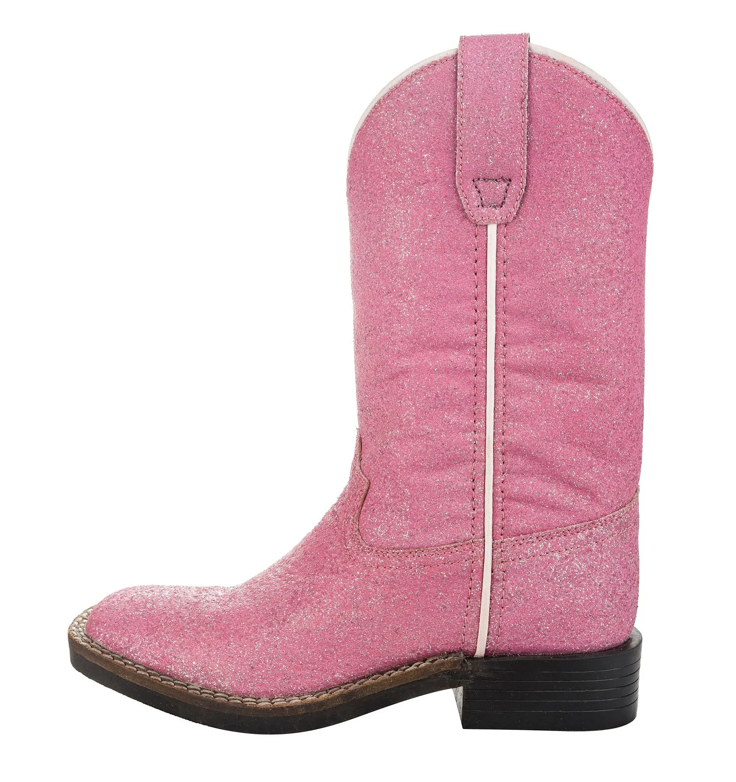 TuffRider Youth Pink Glitter Western Boot