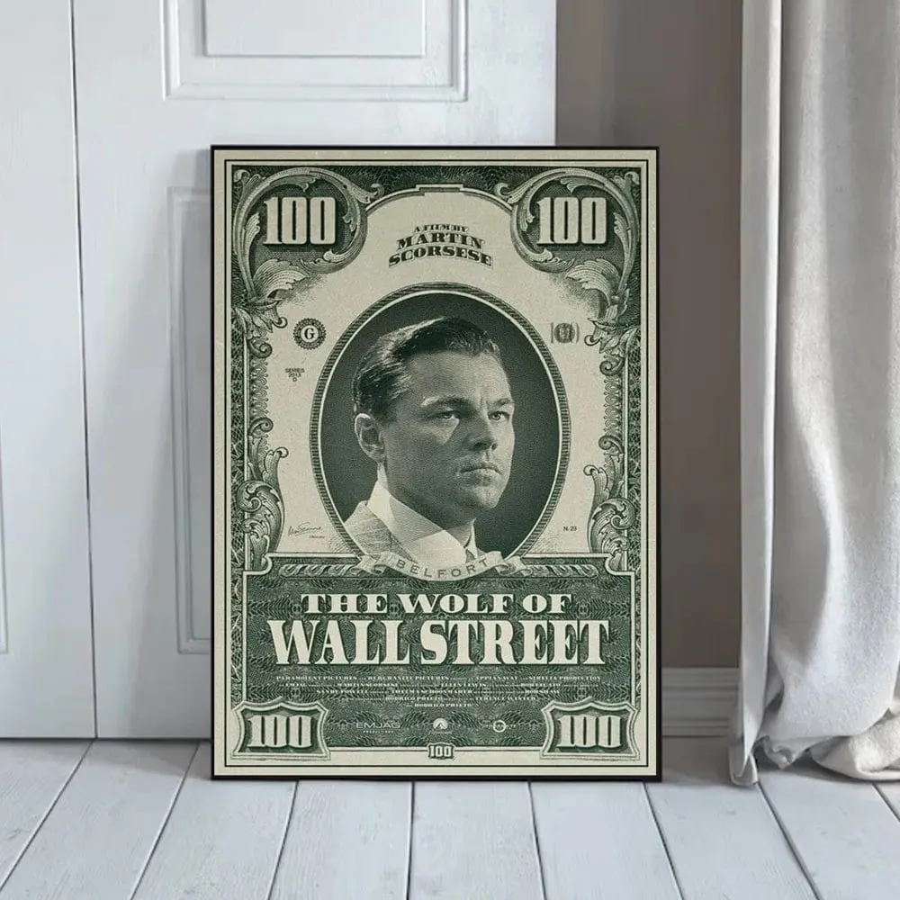 Wolf of Wall Street Legendary Movie Film Artwork Prints Wall Art