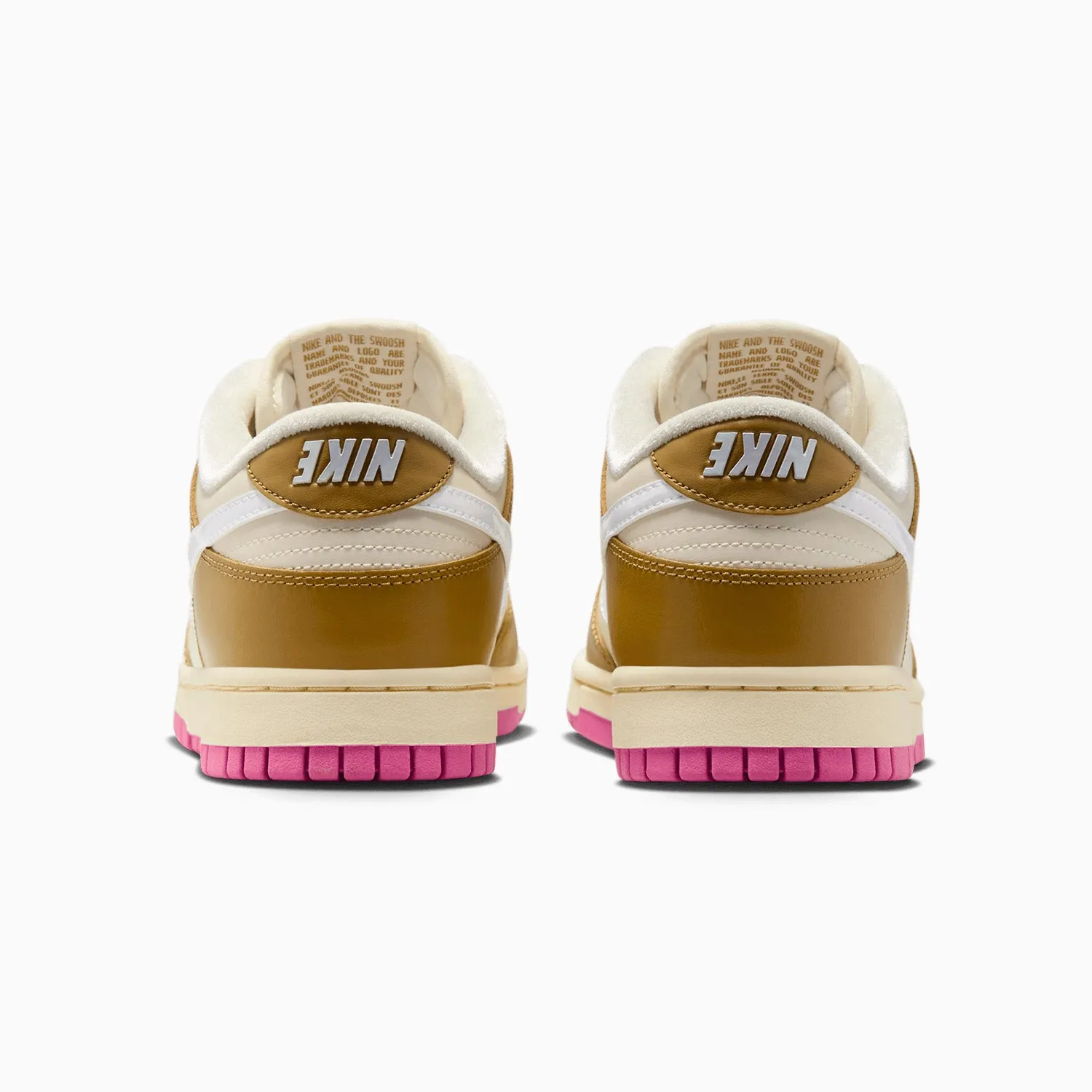 Women's Dunk Low SE "Just Do It Bronzine Playful Pink"