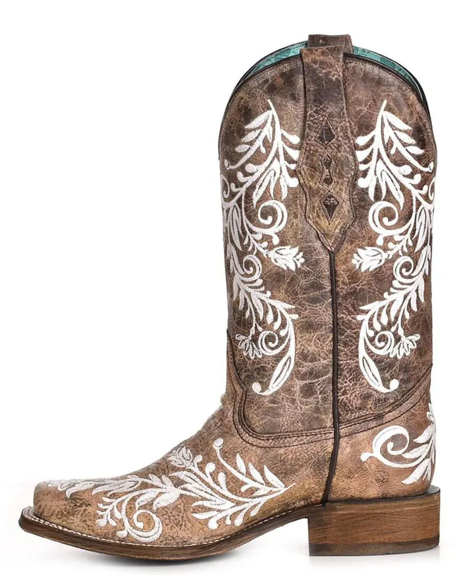 Women's Glow Embroidery Western Boots