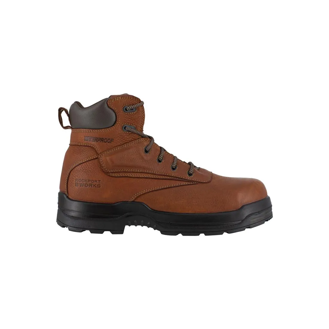 Women's More Energy 6 Inch Composite-Toe Waterproof Work Boot Brown