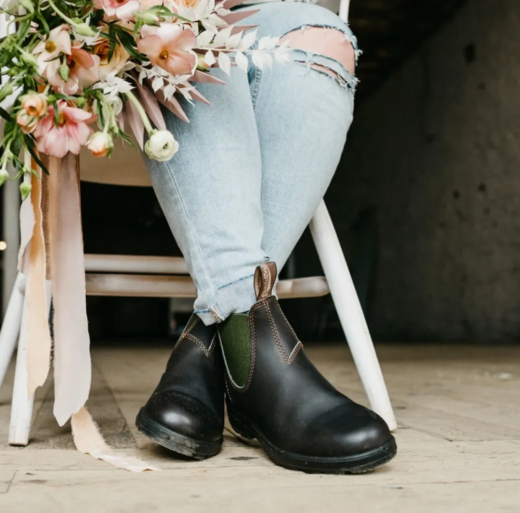 W's #519 Chelsea Boots -Olive /Stout