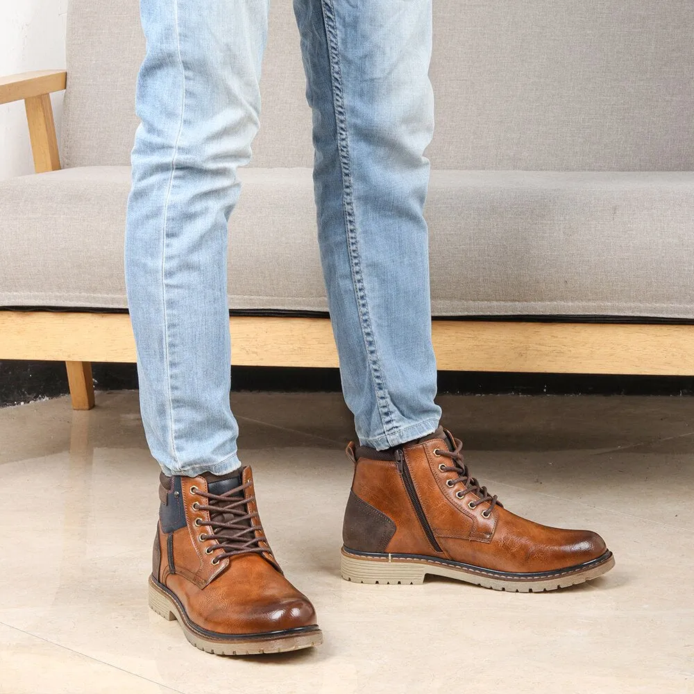 Yeknu Boots Men Comfortable Classic Fashion Autumn Winter Ankle Boots #DX5261